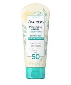 Buy Aveeno Positively Mineral Sensitive Skin Sunscreen Online